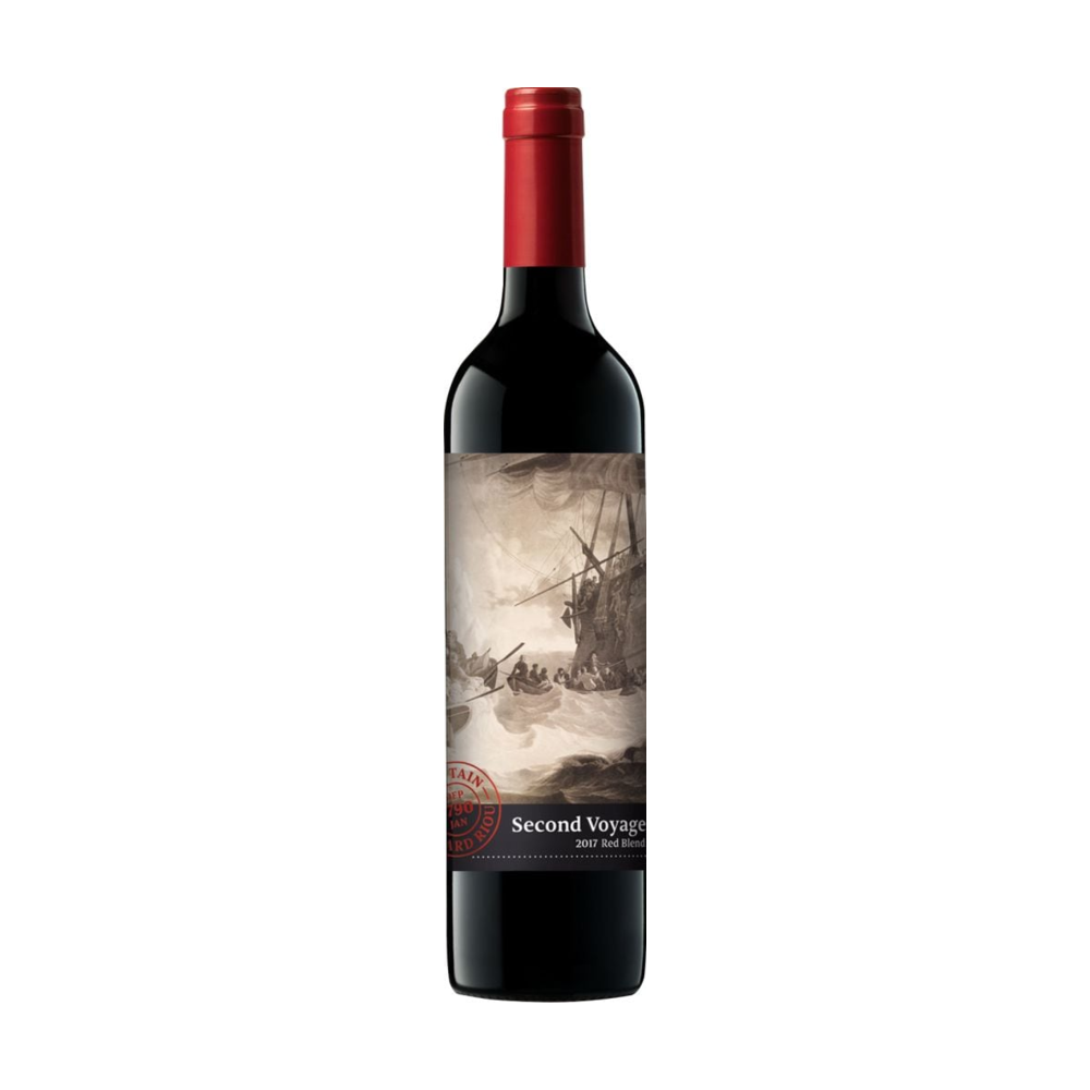 Second Voyage Australia Red Blend Wine bottle