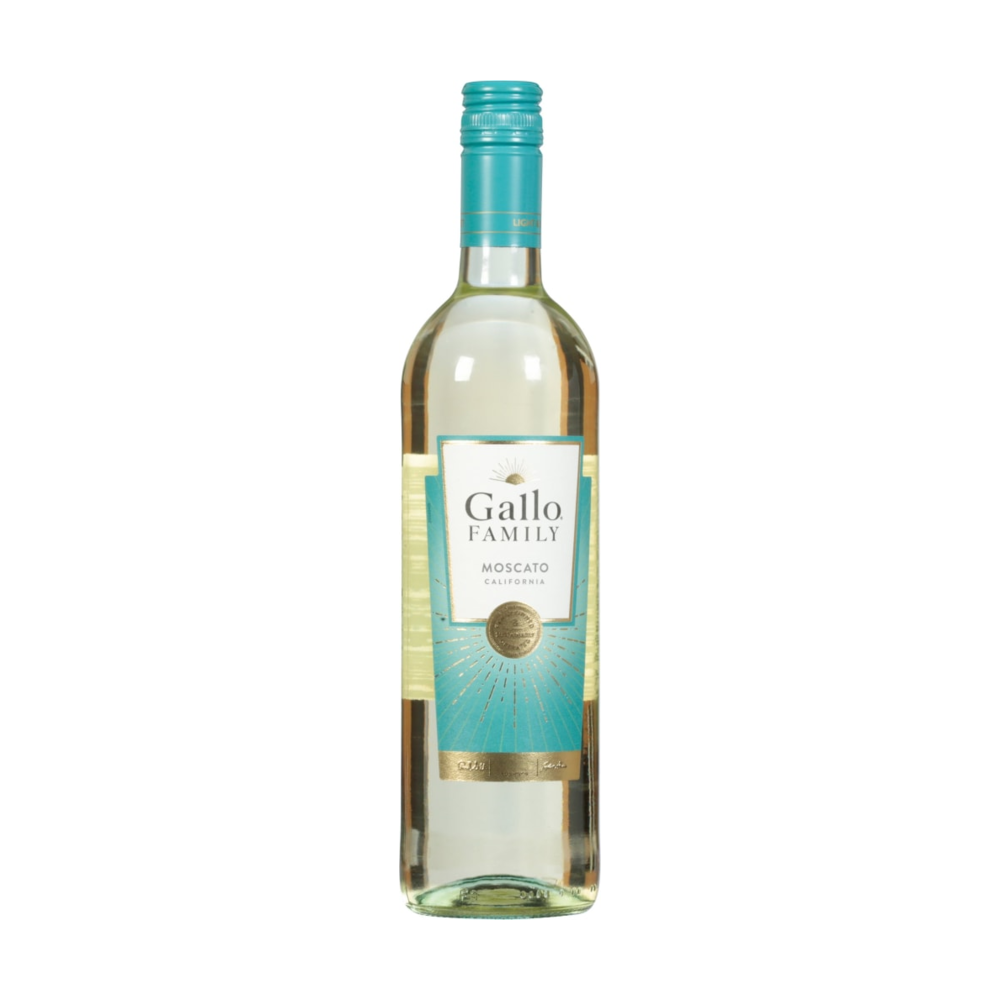 Gallo Family Vineyards Moscato California White Wine bottle