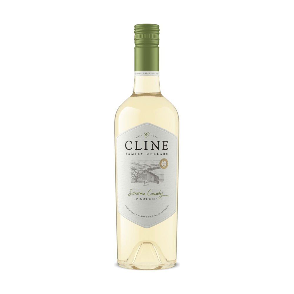 Cline County Collection Pinot Gris California White Wine bottle