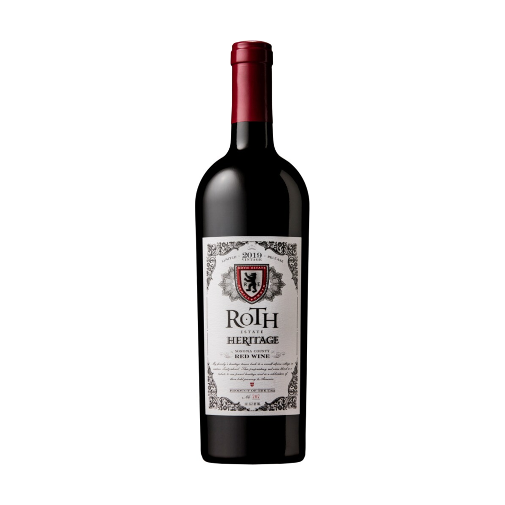 Roth Estate Heritage Limited Release Red Blend California Wine bottle