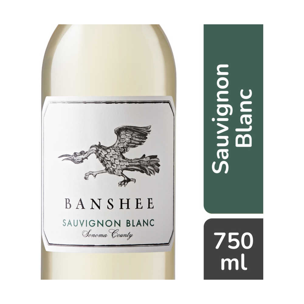 Banshee Sauvignon Blanc California White Wine bottle