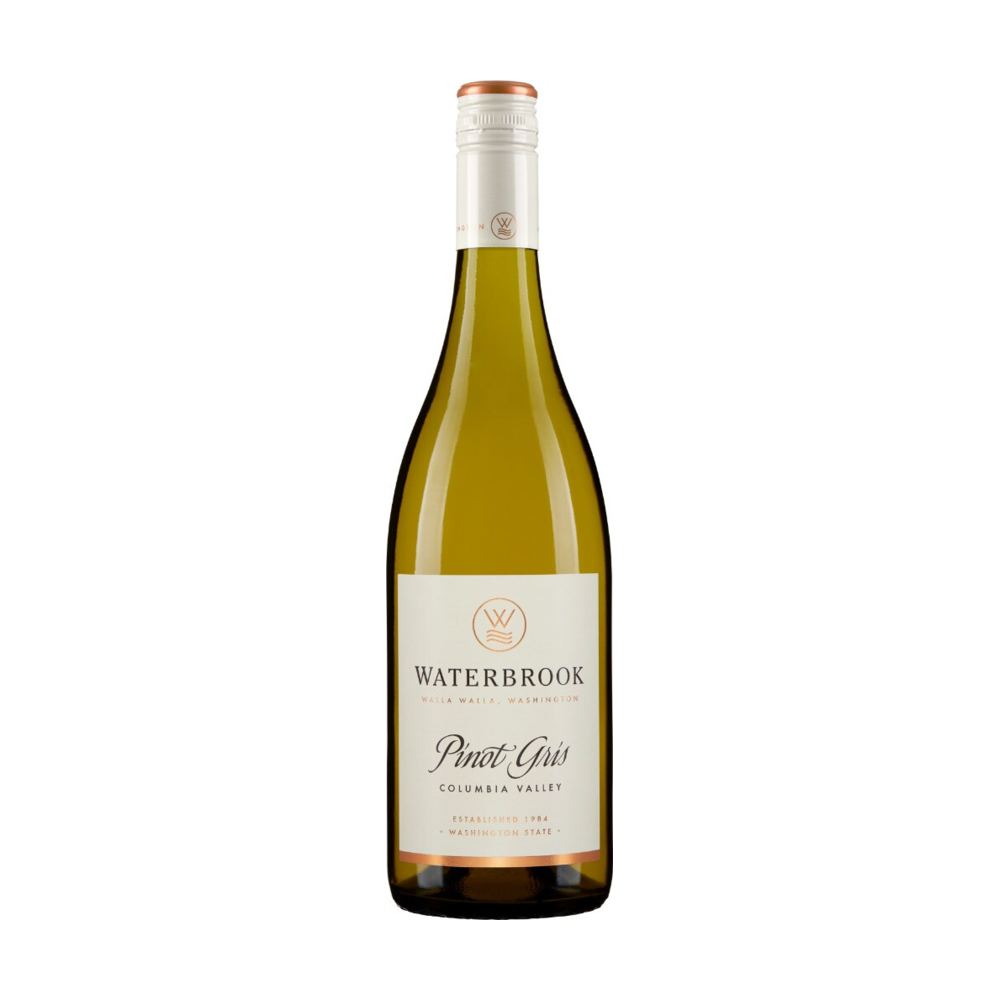 Waterbrook Pinot Gris Washington White Wine bottle